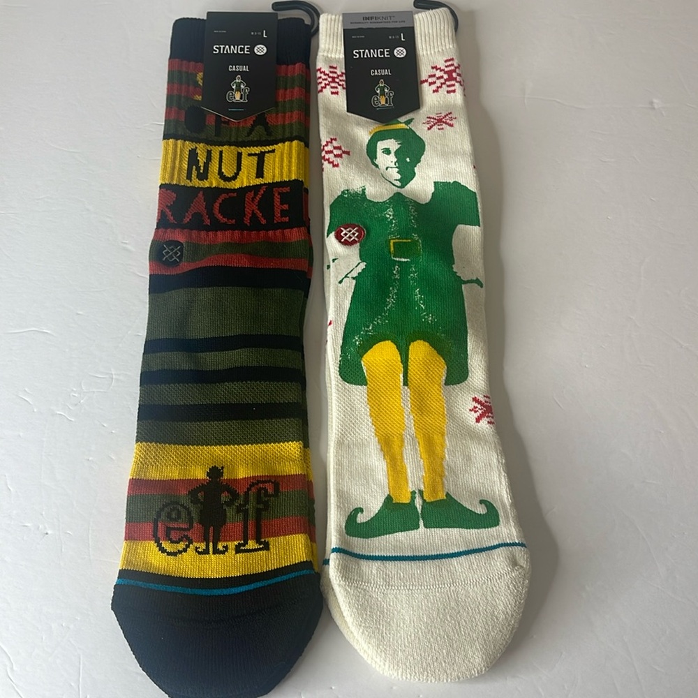 Stance ELF Christmas Socks (2 Pairs) Large